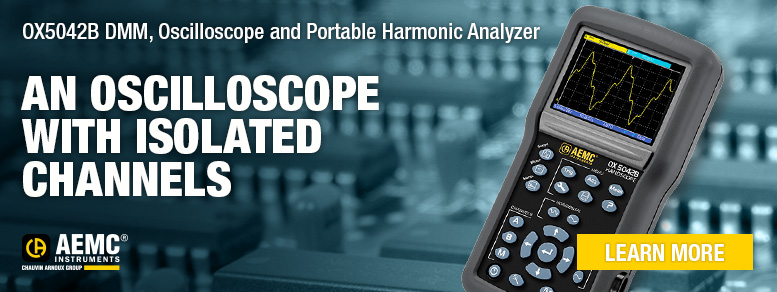 DMM, Oscilloscope and Portable Harmonic Analyzer