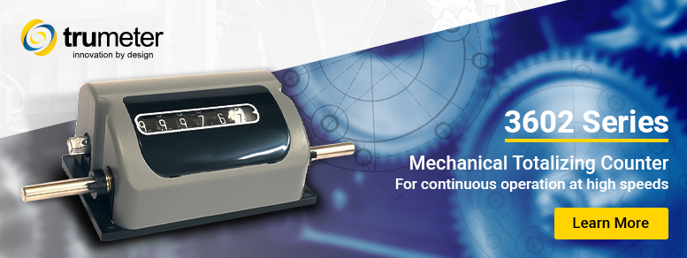 Trumeter Mechanical Totalizing Counter