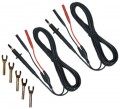 AEMC 2118.74 Spring-Loaded Kelvin Probes with 5 Fork Terminals, 1A, 20 ft-