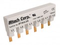 Altech 2P16UL3/6 Two-Phase Busbar, 6 pins-