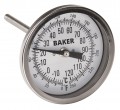 Baker T3004-250 Thermom&amp;egrave;tre bilame, 0 &amp;agrave; 250&amp;deg;F (-20 &amp;agrave; 120&amp;deg;C)-