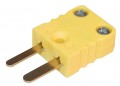 Digi-Sense 18526-89 Miniature Type-K Thermocouple Male Connector, 2-Pin-