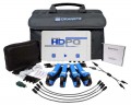 Dranetz HDPQ-SPXA500PKG Xplorer SP Power Quality Analyzer Package with four 500 A clamp-on current transformers, 50 mm-