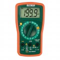 Extech MN35 Digital Mini Multimeter with manual ranging and temperature function-