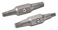 Klein Tools 32484 Replacement Bits, #1 square and #2 square, 2-pack-