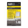 Klein Tools 56250 Wire Marker Book, 1 to 48, 0.25 x 1.5&quot; labels-