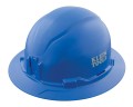 Klein Tools 60249 Casque de chantier non ventil&amp;eacute; &amp;agrave; rebord int&amp;eacute;gral, bleu-