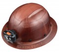 Klein Tools 60447 Hard Hat, KONSTRUCT series, full-brim, class G, rechargeable headlamp-