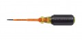 Klein Tools 607-3-INS Insulated Cabinet-Tip Screwdriver, 0.09&quot;, 3&quot; shank-