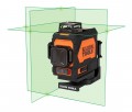 Klein Tools 93PLL Rechargeable Self Leveling Green Planar Laser Level with Hard Carrying Case-