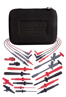 REED R1050-KIT2 Ensemble de fils d&#039;essai de s&amp;eacute;curit&amp;eacute; de luxe-