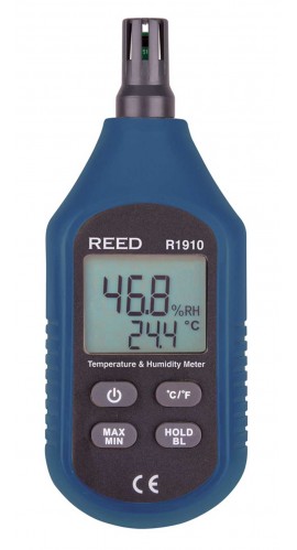 REED R1910 Compteur de temp&amp;eacute;rature &amp; d&#039;humidit&amp;eacute; compacte-