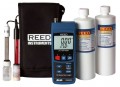 REED R3000SD-KIT2 pH/rH-m&amp;egrave;tre avec enregistrement de donn&amp;eacute;es, solution tampon et &amp;eacute;lectrodes-