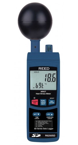 REED R6250SD Data Logging Heat Stress Meter-