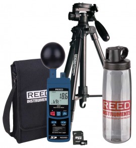 REED R6250SD-KIT3 Data Logging Heat Stress Meter Kit-