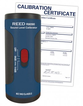 REED R8090-NIST Calibreur de niveau sonore,  -