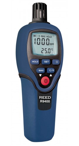 REED R9400 Compteur de monoxyde de carbone avec temp&amp;eacute;rature -