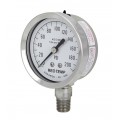 REOTEMP PR25 Heavy Duty Repairable Stainless Gauge with Plastic Lens, 2.5&amp;quot; dial, 0 to 160 psi/0 to 11 bar-