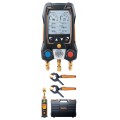 Testo 550s Smart Digital Manifold Kit with wireless temperature and vacuum probes, -14 to 870 psi-