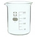 VEE GEE 10020-200A SIBATA Glass Beaker, 200 mL, 10-pack-