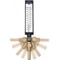 Weksler-Glass AS5H9DA Standard Adjustable Angle Thermometer, 3 1/2&amp;quot; Stem Length, -40/110&amp;deg;F &amp; -40/40&amp;deg;C-