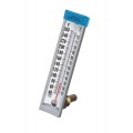 Weksler Glass 153FC Super Economy Thermometer with 90&amp;deg; back angle, 40 to 260&amp;deg;F and C-