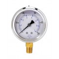 Weksler Glass PRO-201L-254N Glycerin Filled Gauge with bottom connection, 0 to 1500 psi, 2.5&amp;quot; dial-