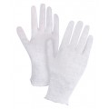 Zenith SEE783 Poly/Cotton Inspection Gloves, Unhemmed, Ladies, Pack of 48-