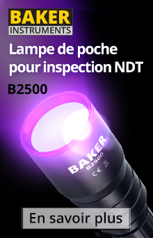 Baker B2500 Lampe de poche pour inspection NDT