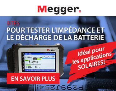 Megger BITE5 Testeur de batterie