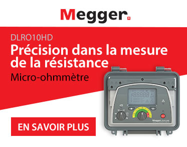 Ohmmètre Megger DLRO10HD
